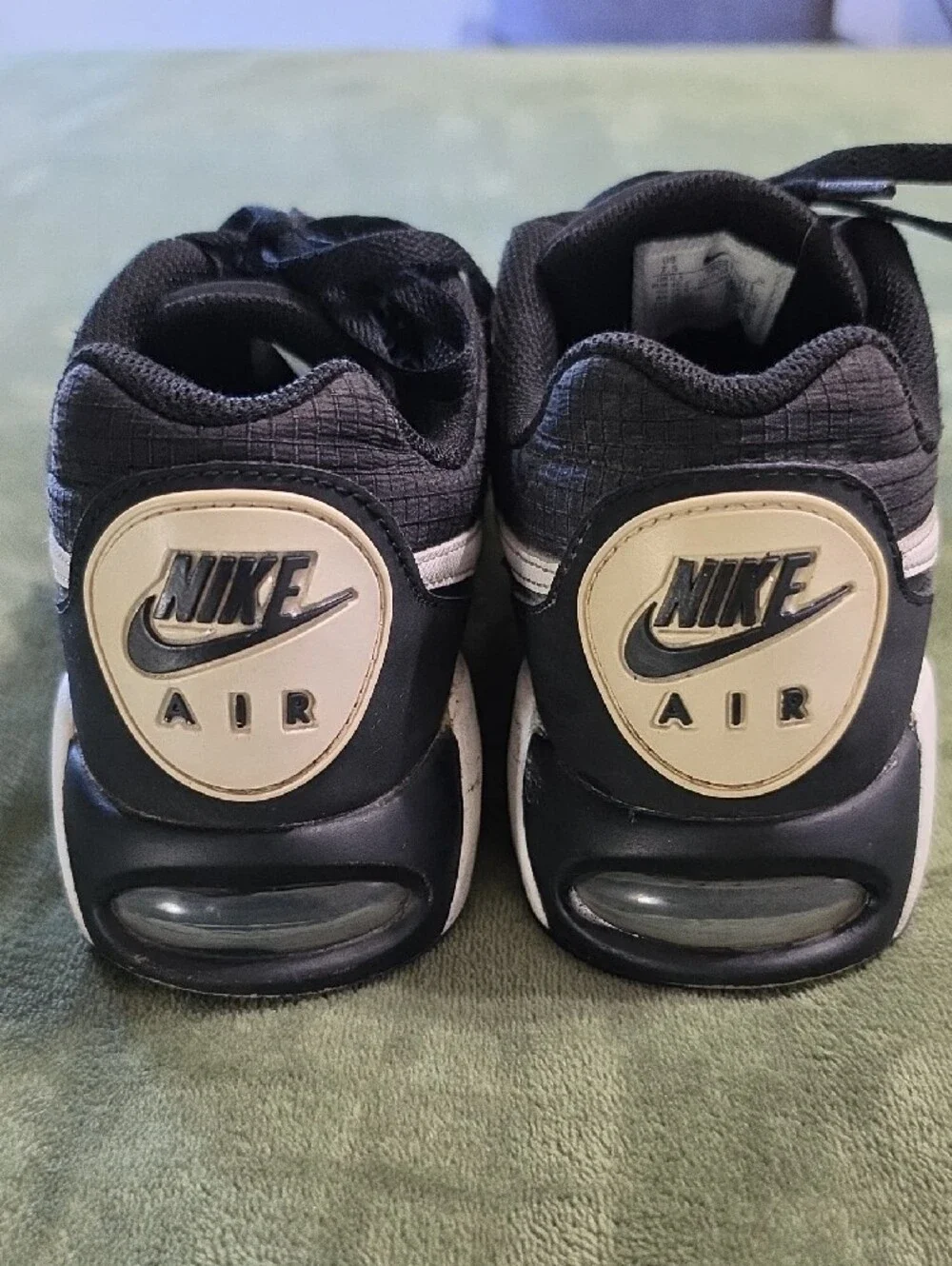 Nike Black & White Running Sneakers with Visible Air Unit